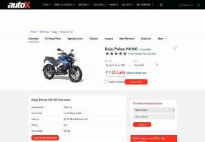 Bajaj Pulsar NS160 Price in India - Check out Bajaj Pulsar NS160 price, specifications, mileage, images, Bajaj Pulsar NS160 on road price, Bajaj Pulsar NS160 news and more at autoX.