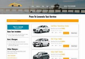 Pune To Lonavala Cab Hire | Lowest Taxi Cab Fare - eTaxiGo - Pune to Lonavala Cab Hire, hire a cab for full day from Pune to Lonavala. Available for all cab types AC, Economical, SUV, Sedan, and Tempo Traveller.