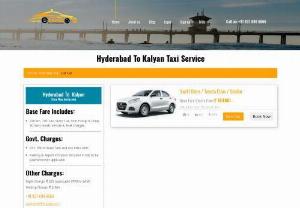Hyderabad To Kalyan Taxi Hire | Lowest Taxi Cab Fares - Hyderabad To Kalyan Taxi Hire, hire a cab for a full day from Hyderabad To Kalyan. Available for all cab types AC, Economical, Sedan & SUV.