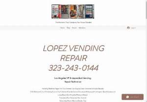 Lopez Vending Repair - Total vending machine services on old and new machines. Buy and Sell Vending Machines