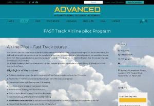Airline pilot Program | AIAviation Flight School - The AIAviationAcademy offers FAST Track Airline pilot Program resources, and airline partnerships you need to become an airline pilot.This course is focused and concentrated on training carrier Flight pilots Programs. It is designed and proven for high level of knowledge and skill transfer to the student with  the most efficient and effective training schedule and methods.