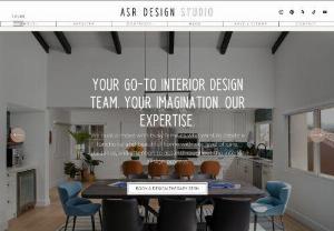 ASR Design Studio - Ariel helps her clients bring their spaces up to date to create a truly functional space where they can thrive whether its their home or office.  We also understand that people have real budget to work with and life can be hectic and messy with kids and pets. 

We work alongside our clients to ensure we are creating a truly functional space with the right finishes, furniture, and layout to match your lifestyle and aesthetics.