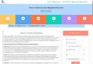 Screenshot of Christ University BA LLB Program: Reviews & Admission