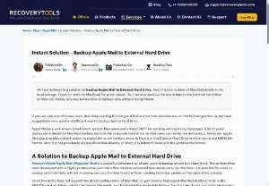 Screenshot of How to Backup Apple Mail to External Hard Drive