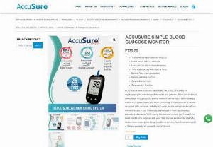 Buy Accusure Simple Glucometer, Simple Blood Glucose Monitor Price - Accusure Simple Blood Glucose Monitor is easy to use and gives safe, accurate, reliable and rapid results every time. Buy Accusure simple glucometer online at very affordable prices.