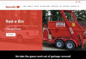Waste Disposal Victoria BC| Bin Rental Victoria | Red-E-Bin - Are you looking for junk removal or waste disposal in Victoria BC? Contact Red-E-Bin today for your bin rental in Victoria, Saanich, Sidney, and nearby areas!