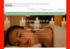 Red Rock Physical Therapy & Wellness - Red Rock Physical Therapy & Wellness is a McHenry, IL physical therapy clinic specializing in MFR, concussion management, balance and fall prevention, therapy bands, power plate, pilates and more. After a thorough examination and listening to your needs, our therapists combine a variety of manual techniques, prescriptive exercise, neuromuscular education, and other modalities formulated for each individual.