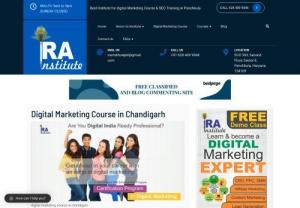 Digital Marketing course in Chandigarh - Ira Institute Is best Institute providing Digital marketing course in Chandigarh.
Being leaders in the Digital Marketing training space, we take our responsibilities as trainers & career makers very seriously. Ira Institute Digital Marketing course in Chandigarh set benchmarks in training standards with Responsibility, Competence, Integrity & High Standards.