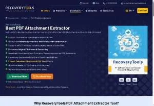 Screenshot of PDF Attachment Extractor Tool