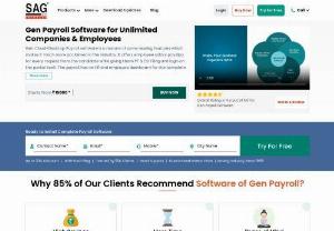 Gen Payroll Software for HR Solution - Gen HR  payroll software is a complete solution for companies & HR managers. This software offers multiple features to keep with the demand for the employee database and manages them along with unlimited companies & employment ID creation.