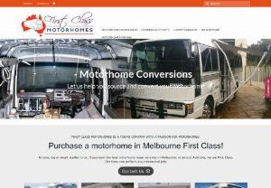 First Class Motorhomes - Our company convert and refit tired buses/coaches into beautiful, modern motorhomes.
04 0837 8725
28 Mia Mia Road Broadford VIC 3658 Australia