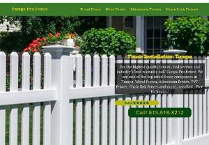 Professioal Fence - Professional Fencing Inc. has been expertly installing and repairing fences in Tampa, Brandon, Plant City and surrounding areas since 1996. We have built our reputation with hard, honest and exceptional work and strive to provide the best possible service to all of our customers.