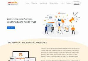 Enayble Digital - Enayble is a leading digital marketing agency. We provide web design & development with creative technology solutions to our clients.