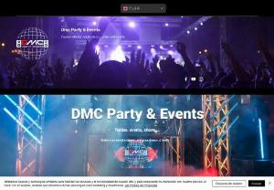 DMC Party Events - In DMC Party Events we are a young and modern company, but with a long experience, specialized in the realization of events such as parties in hotels, weddings, communions, birthdays, business dinners, making high quality lighting and sound assemblies, with Dj and professional artists.