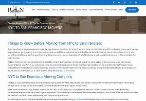 NY to San Francisco Movers | Be prepare for your move - Moving with NY to San Francisco Movers can be complicated, but it doesn\'t happen when you have the right moving professionals on your side. Your move will begin with a complete home run estimate, which will be completed at no cost to you. Please rent today!