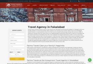 Travel Agents in Faisalabad - Fatima Travels - If you like to keep the travel agents for simple info process. Fatima Travels staff will check your query on a first come first serve basis. Do you have any query ? Let query us.