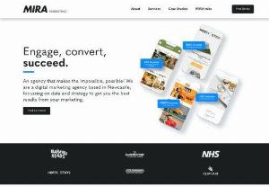 Mira Marketing - MIRA Marketing is a focussed and strategic digital agency which puts your business at the forefront of its industry.Full  Address ;	 
52 Valley Gardens,Wallsend
Newcastle upon Tyne, NE28 7HB