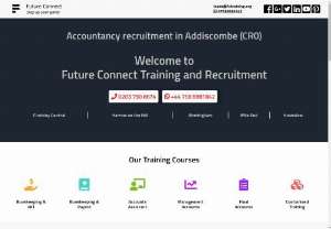 Accountancy recruitment in Addiscombe - Future Connect Training provides the practical accounting courses below to develop your career and enhance your skills.