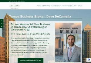 Business Broker Tampa - Dave DeCamella is an award-winning St. Petersburg  Tampa business broker & a Regional Director for the Transworld Business Advisors'. Call at (727) 215-7530.