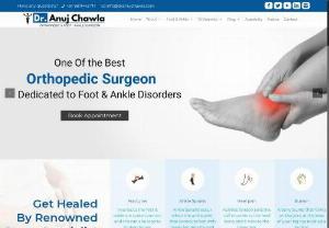 Foot And Ankle Doctor In Delhi | Dr Anuj Chawla - Dr. Anuj Chawla is a Foot and ankle doctor in Delhi who treat a wide scope of individuals from youngsters to grown-ups, from habitual slouches to competitors, and some more. There are classifications into which podiatry is additionally clarified. These classes are diabetic foot care and wound consideration, pediatric foot care, biomechanics, and medical procedure.