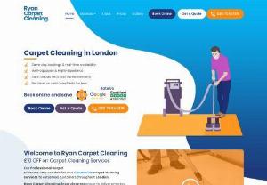 Ryan Carpet Cleaning - At Ryan Carpet Cleaning London, our cleaners provide complete guarantee on any work that they perform. Our carpet cleaners use the latest steam cleaning equipment by using Prochem and Karcher for cleaning different products and machines. If you have any complaints related to our services, then we will re-clean the carpets again without charging anything. You may hire our specialists for end of tenancy cleaning services when you plan to leave your rented property soon.
