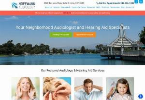 Audiology and Hearing Aids Center in Irvine - Hoffmann Audiology in Irvine is the one-stop solution for tinnitus treatment, diagnostic (medical) hearing evaluations, hearing tests for kids, and different sizes and styles of hearing aids. We offer advanced and comfortable hearing aids that help improve your hearing. Our hearing aids are customized to match your budget, needs, hearing requirements, and lifestyle.Visit our hearing aids center in Irvine to receive the best possible hearing care assistance.