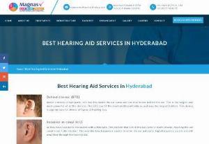 Best Hearing Aid Services in Hyderabad | Hearing Solutions - Hearing aid services in Hyderabad is a small electronic device that you can wear in or behind your ear that it makes some sounds louder so that a person with hearing.