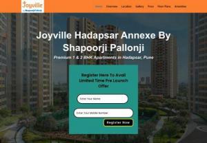 Joyville Hadaspur - Joyville Hadapsar  luxury urban residences designed for maximum value per square foot. Joyville Hadapsar, from the house of Shapoorji Pallonji Real Estate, promises a better quality of life for its residents.

Built with meticulousness and inimitable features, Joyville Hadapsar is just for the chosen few.

Occupying pride of place in the fast-growing suburb, Joyville Hadapsars accessible location and vast umbrella of amenities merges convenience and comfort with ease. A lifetime of...