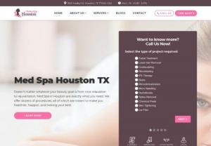 Med Spa Houston - Med Spa in Houston TX - looking for the Med Spa in Houston TX; Med Spa Houston company one of the best service providers for the customer at the best price. connect med spa in Houston TX. Med Spa in Houston offers a variety of options for restoring skin to a younger state. Skin365 makes our skin rejuvenation options even more affordable, provides you with regular maintenance treatments, and gives you additional discounts on products and services.