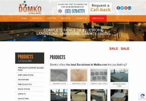 Sandstone Paving Melbourne - For a trustworthy company with adequate supply of Sandstone Paving in Melbourne you have got to hit up Domko, the best in the market of Melbourne right now. Get in touch with us right now through the official website. We wait!