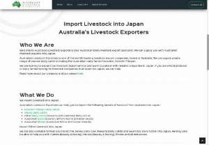 Australias Livestock Exporters Japan - Australias Livestock Exporters is one of the worlds leading livestock export companies We can supply a wide range of popular dairy cattle livestock for dairy farmers.