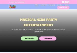 Kids Party Entertainment - Kiddly-Winks Kid\'s & Children\'s Party Entertainment is all about making kid\'s smile. Our kids entertainment services are available all over Australia.