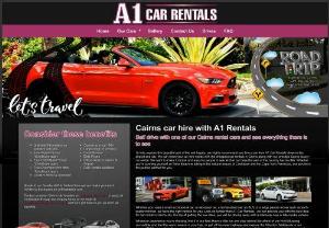 A1 Car Rental Cairns - An extensive range of vehicles to choose from. We are committed to providing quality at a competitive rate. Speak to one of friendly staff today! 07 4031 1326
Address: 141 Lake Street Cairns QLD 4870 Australia