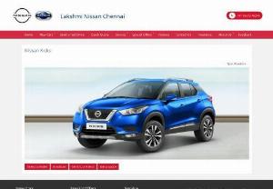 Buy All New Nissan Kicks from Lakshmi Nissan Chennai Showroom. - Buy All New Nissan Kicks from Lakshmi Nissan Chennai Showroom.
We are ranked as the Industry leaders in the Dealership of Nissan and Datsun cars.
This Month Avail exciting offers on your Dream Nissan Kicks only at Lakshmi Nissan Chennai ( Velachery and Ambattur )
Get Exclusive Deals and Discounts on all the variants of Nissan Kicks