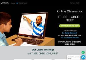 Ahaguru chennai - Ahaguru is an online  IIT JEE coaching center in chennai. Ahaguru conducts live classes for IIT JEE, NEET, CBSE 11 & 12th Physics, Maths, chemistry etc. And ahaguru offers online courses at a low price.