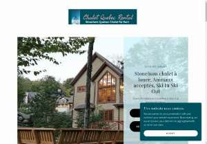 Chalet Quebec Rental - This mountain top chalet is located in Stoneham, Quebec and is beautiful in all seasons. Luxury Chalet Quebec Rental, 5 bedroom, 2 bathroom and sleeps 14 cottage for vacation rental at $665 nightly.