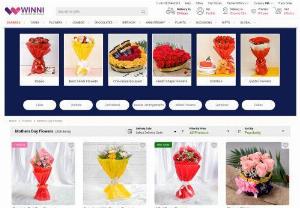 Looking for Best Flowers for Mothers Day - Are you looking for best flowers for mothers day? Visit Winni and find a wide range of collection of flowers, gifts, cakes and many more. You can order from winni easily and can send it to anywhere in India.