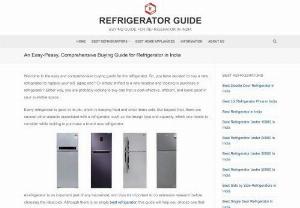 Best refrigerator in India - A refrigerator is an important part of any household,  and thus its important to do extensive research before choosing the ideal pick and here you can buy the best refrigerator in India.