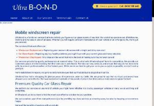Mobile windscreen repair - Ultrabond is a family run administration that hopes to assist you with making sense of vehicle glass fixes of any sort. Our workshop works out of Melbourne, Victoria and we take in occupations all things considered. Regardless of whether you will require consistent support of your vehicle or a crisis fix, we have you secured.