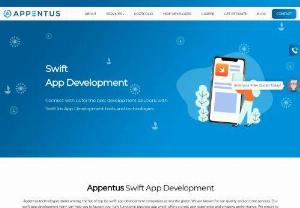 Swift App Development Company - Appentus technologies stand among the list of top Ios swift app development companies across the globe. We are known for our quality and on-time services. Our swift app development team can help you to launch your fully functional business app which offers a great user experience and amazing performance.