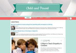 Child and Parent - The purpose of this site is to give parents, and their family, the tools and information that will help them be successful in all areas of their lives.

My intent is to, over time, address all areas of parenting including money and finances, stress management, and more because all this has an effect on your children.