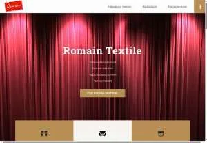 Screenshot of Romain Textile