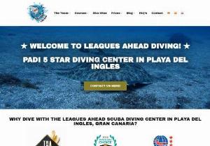 Leagues Ahead Diving - A premier scuba diving centre in Playa Del Ingles, Gran Canaria. We dive all the best spots in Gran Canaria including  the famous marine reserve El Cabron
