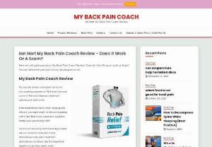 my back pain coach - Here we will guide you about My Back Pain Coach Review: Does Ian Hart Program work or Scam? You can determine you have to buy this program or not?