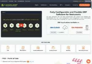Screenshot of Logic ERP Restaurant Management Software