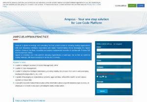 Appian Practice | Low code BPM tools implementation - Ampcus, a global technology and consulting firm has a track record of assisting leading organizations with their Enterprise Intelligent Automation and Digital Transformation efforts leveraging the Appian platform. Ampcus has deep consulting and project management expertise in working with Fortune 500 and Government clients.