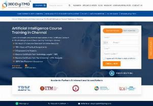 Artificial Intelligence course in chennai - We offer the best data science courses in Chennai with 100% job placement assistance. We qualify as # 1 training institute for science / data analysis courses.