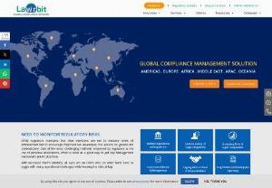 Lawrbit Global Compliance Management Solution - Offers an integrated framework for Large,  Medium & Small Enterprises to manage Regulatory Risks through a Centralised framework,  enabling businesses to efficiently Manage Cross geography,  functional and industry mandates.