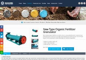 Organic Fertilizer Granulator - New type organic fertilizer granulator adopts new design and manufacturing technology. The granulator machine used for making granulation of organic matter.