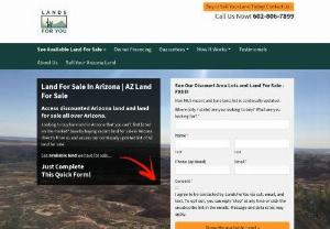 Land For Sale In Arizona - Sell Land in Arizona - Lands For You - If you are looking for land for sale in Arizona or surrounding areas, there\'s never been a better time to buy land in Arizona as an investment